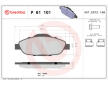 Sada brzdových destiček, kotoučová brzda BREMBO P 61 101