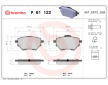Sada brzdových destiček, kotoučová brzda BREMBO P 61 122