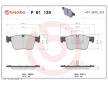 Sada brzdových destiček, kotoučová brzda BREMBO P 61 135