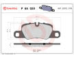 Sada brzdových destiček, kotoučová brzda BREMBO P 65 020