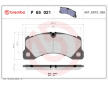 Sada brzdových platničiek kotúčovej brzdy BREMBO P 65 021