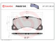 Sada brzdových destiček, kotoučová brzda BREMBO P65021NX