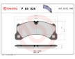 Sada brzdových platničiek kotúčovej brzdy BREMBO P 65 026