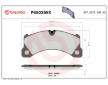 Sada brzdových destiček, kotoučová brzda BREMBO P65026NX