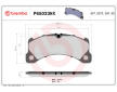 Sada brzdových platničiek kotúčovej brzdy BREMBO P65033NX