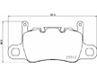 Sada brzdových destiček, kotoučová brzda BREMBO P 65 037