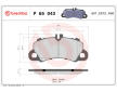 Sada brzdových destiček, kotoučová brzda BREMBO P 65 043