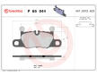 Sada brzdových platničiek kotúčovej brzdy BREMBO P 65 044