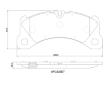 Sada brzdových destiček, kotoučová brzda BREMBO P 65 047