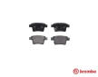Sada brzdových destiček, kotoučová brzda BREMBO P 66 002