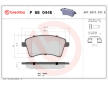 Sada brzdových destiček, kotoučová brzda BREMBO P 68 044E