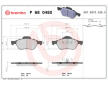 Sada brzdových platničiek kotúčovej brzdy BREMBO P 68 048X