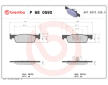 Sada brzdových platničiek kotúčovej brzdy BREMBO P 68 059X