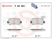 Sada brzdových platničiek kotúčovej brzdy BREMBO P 68 063