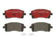 Sada brzdových destiček, kotoučová brzda BREMBO P 78 010X