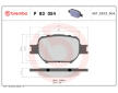 Sada brzdových destiček, kotoučová brzda BREMBO P 83 054