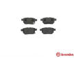 Sada brzdových platničiek kotúčovej brzdy BREMBO P 83 083