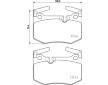 Sada brzdových platničiek kotúčovej brzdy BREMBO P 83 164