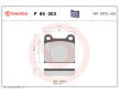 Sada brzdových destiček, kotoučová brzda BREMBO P 85 003