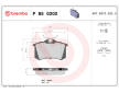 Sada brzdových platničiek kotúčovej brzdy BREMBO P 85 020X