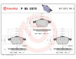 Sada brzdových platničiek kotúčovej brzdy BREMBO P 85 037X