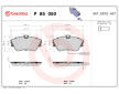 Sada brzdových destiček, kotoučová brzda BREMBO P 85 050