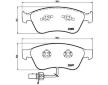 Sada brzdových destiček, kotoučová brzda BREMBO P 85 087
