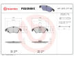 Sada brzdových destiček, kotoučová brzda BREMBO P85098NX