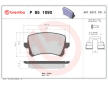 Sada brzdových platničiek kotúčovej brzdy BREMBO P 85 109X