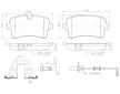 Sada brzdových destiček, kotoučová brzda BREMBO P85120NX