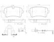 Sada brzdových destiček, kotoučová brzda BREMBO P85120NX
