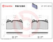 Sada brzdových destiček, kotoučová brzda BREMBO P85123NX