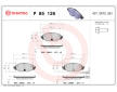 Sada brzdových platničiek kotúčovej brzdy BREMBO P 85 126