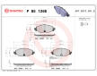 Sada brzdových destiček, kotoučová brzda BREMBO P 85 126E