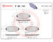 Sada brzdových platničiek kotúčovej brzdy BREMBO P 85 144