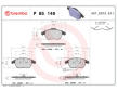 Sada brzdových platničiek kotúčovej brzdy BREMBO P 85 146