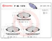 Sada brzdových destiček, kotoučová brzda BREMBO P 85 147X