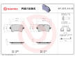 Sada brzdových destiček, kotoučová brzda BREMBO P85150NX