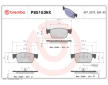 Sada brzdových destiček, kotoučová brzda BREMBO P85153NX