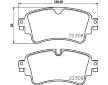 Sada brzdových destiček, kotoučová brzda BREMBO P85154NX