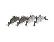 Sada brzdových platničiek kotúčovej brzdy BREMBO P 85 164X