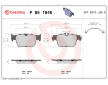 Sada brzdových destiček, kotoučová brzda BREMBO P 85 184E