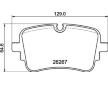 Sada brzdových destiček, kotoučová brzda BREMBO P 85 190