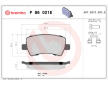 Sada brzdových platničiek kotúčovej brzdy BREMBO P 86 021E