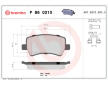 Sada brzdových platničiek kotúčovej brzdy BREMBO P 86 021X