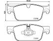 Sada brzdových destiček, kotoučová brzda BREMBO P 86 028