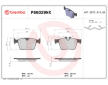 Sada brzdových destiček, kotoučová brzda BREMBO P86029NX