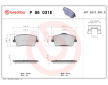 Sada brzdových platničiek kotúčovej brzdy BREMBO P 86 031E