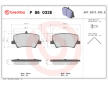 Sada brzdových destiček, kotoučová brzda BREMBO P 86 032E
