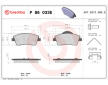 Sada brzdových destiček, kotoučová brzda BREMBO P 86 033E